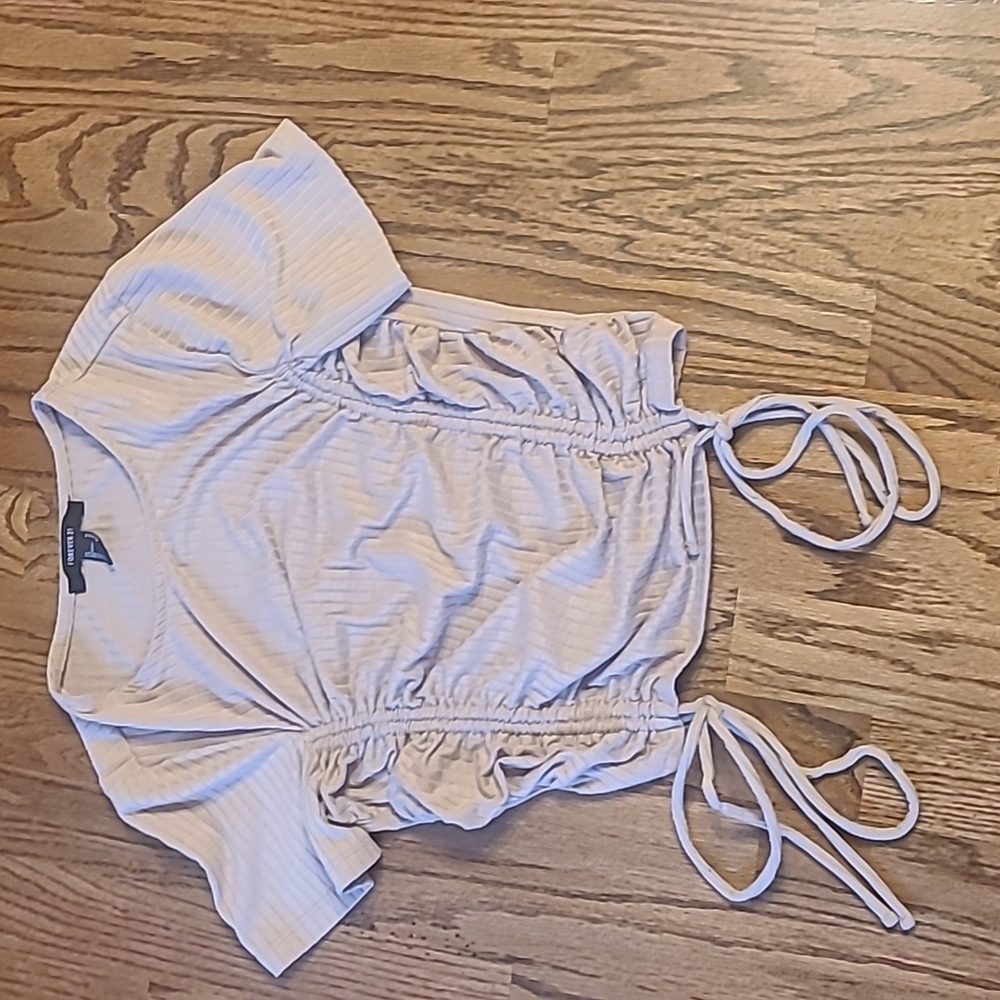 Forever21 medium light ta n shirt